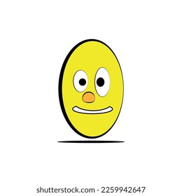 egg animasi kids vector yellow student food and drink