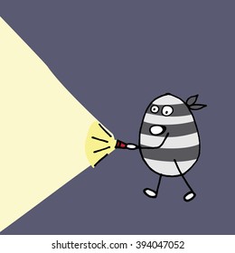 Egg Bandit Flashlight
