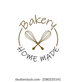 egg beater of bakery vintage logo simple minimalist vector illustration template icon graphic design