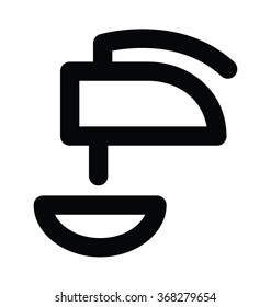 
Egg Beater Bold Line Vector Icon
