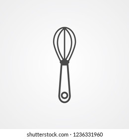 Egg beater vector icon sign symbol
