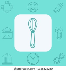 Egg beater vector icon sign symbol