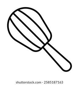 Egg Beater Vector Line Icon Design