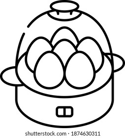 Egg boiler icon , vector