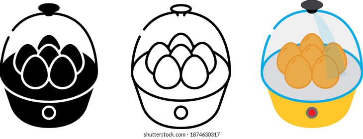 Egg boiler icon , vector