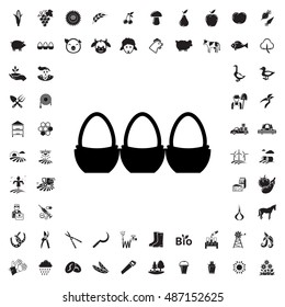 Egg box icon illustration isolated vector sign symbol
