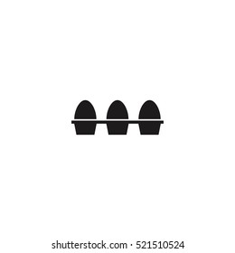 egg box icon illustration vector, can be used for mobile and web design