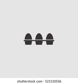 egg box icon illustration vector, can be used for mobile and web design