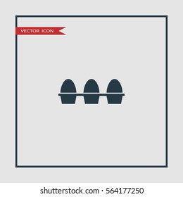 egg box icon illustration vector, can be used for mobile and web design.