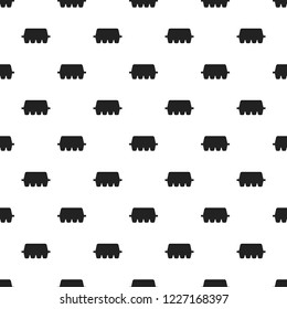 Egg box pattern seamless vector repeat for any web design