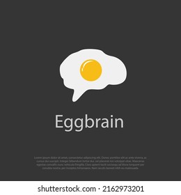 Egg Brain Protein Vector Logo