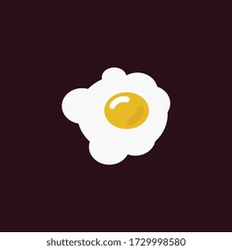 diseño del logo del desayuno de huevo, vector, comida saludable