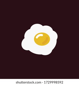egg breakfast logo template design vector, healthy food