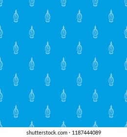 Egg candle pattern vector seamless blue repeat for any use