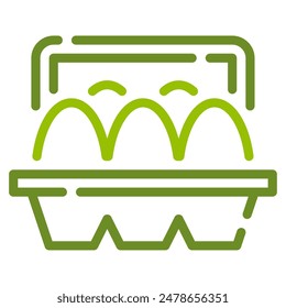 Egg Carton icon for web, app, infographic etc