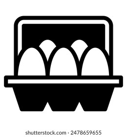 Egg Carton icon for web, app, infographic etc