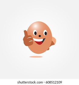 egg cartoon vector