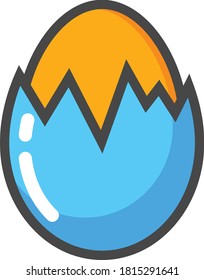 Egg cartoon vector art and illustration