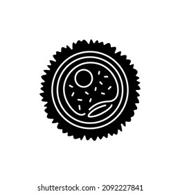Egg cell olor line icon. Fertility. Pictogram for web page, mobile app, promo.