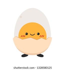 Egg character design. cartoon vector. symbol. logo design.
