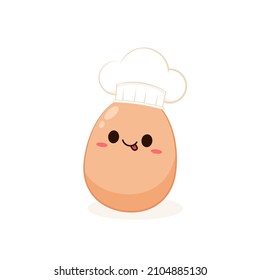 Egg character design. egg vector on white background.