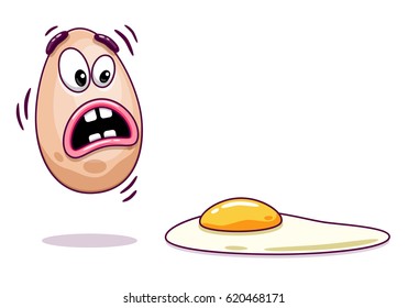 Egg, character egg, emotions