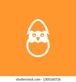 Egg chicken character illustration
