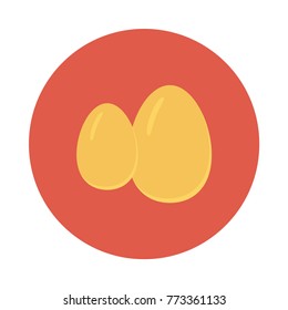  egg circle flat