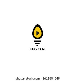 egg clip icon illustration vector