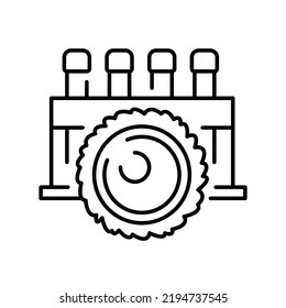 Icono de línea de color de la colección de huevos. Embarazo. Pictograma para página web, aplicación móvil, promoción.