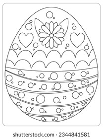 Egg Coloring Pages for kids