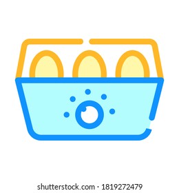 egg cooker color icon vector. egg cooker sign. isolated symbol illustration