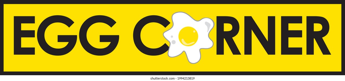egg corner restaurant hotel signage