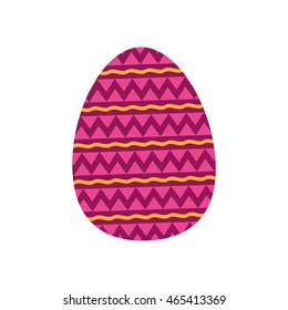 egg creative happy easter icon. Isolated and flat illustration. Vector graphic