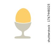 Egg cup icon, vector illustration. Flat design style. vector egg cup icon illustration isolated on white background, egg cup icon Eps10. egg cup icons graphic design vector symbols.