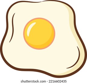 egg cute drawing for school flashcard
