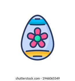 Egg Decoration icon in vector. Logotype