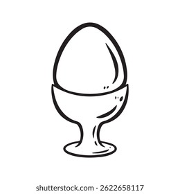 egg doodle cartoon hand drawn illustration