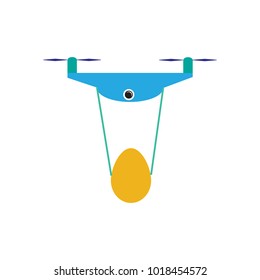 Egg Drone Logo icon Design