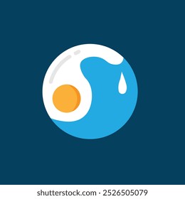egg drop design wolrld illustration suitable to your business egg