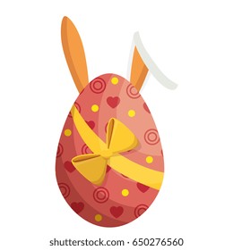 egg easter bunny decor