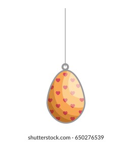 egg easter chocolate pendant