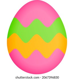 Egg Easter color icon. Simple color vector elements of religious holiday for ui and ux, website or mobile application on white background