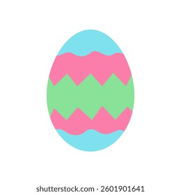 Egg Easter day vector. Vector Illustration Clipart object design element for celebrate Easter day