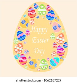 egg from Easter eggs with text