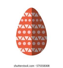 egg easter icon image, vector illustration design