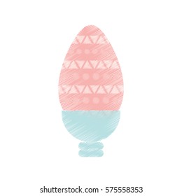 egg easter icon image, vector illustration design