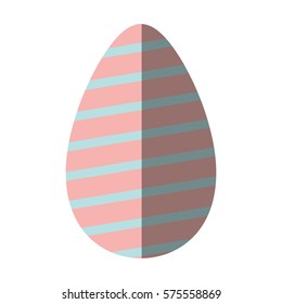 egg easter icon image, vector illustration design