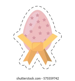 egg easter icon image, vector illustration design