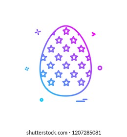 egg easter religion icon vector design